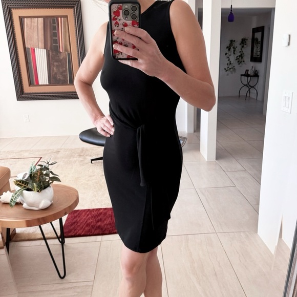 Michael Kors Black Mini Bodycon Dress Size XS - Picture 1 of 7